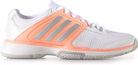 adidas barricade club tennisschoenen dames wit zalm zilver|Buy adidas Barricade Dames Wit, Zilver online .